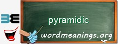 WordMeaning blackboard for pyramidic